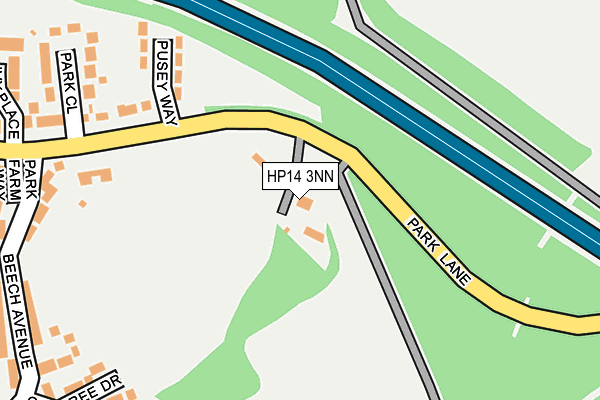 HP14 3NN map - OS OpenMap – Local (Ordnance Survey)