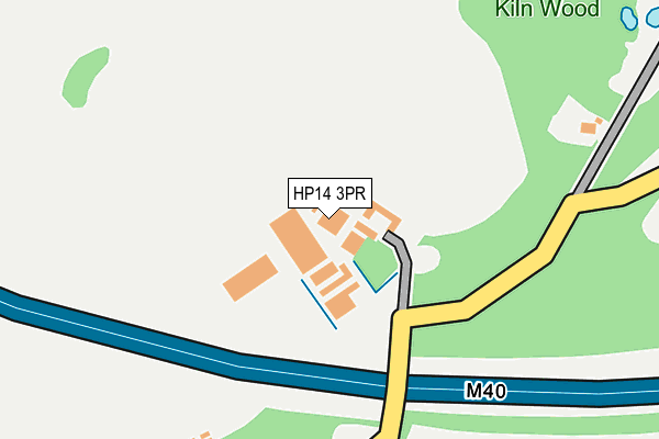 HP14 3PR map - OS OpenMap – Local (Ordnance Survey)