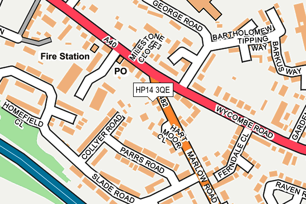 HP14 3QE map - OS OpenMap – Local (Ordnance Survey)