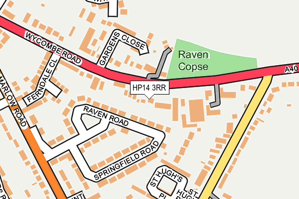 HP14 3RR map - OS OpenMap – Local (Ordnance Survey)