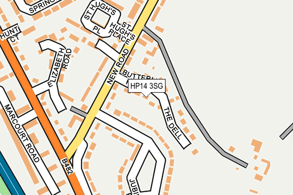 HP14 3SG map - OS OpenMap – Local (Ordnance Survey)
