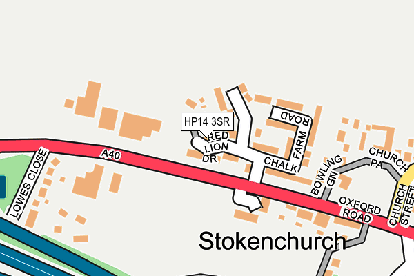 HP14 3SR map - OS OpenMap – Local (Ordnance Survey)