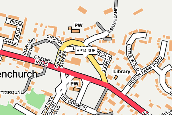 HP14 3UF map - OS OpenMap – Local (Ordnance Survey)
