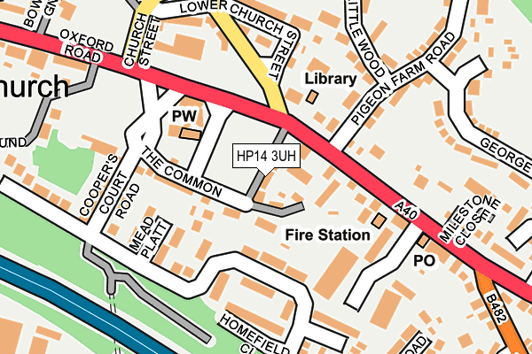 HP14 3UH map - OS OpenMap – Local (Ordnance Survey)