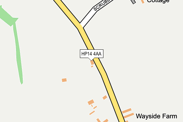 HP14 4AA map - OS OpenMap – Local (Ordnance Survey)