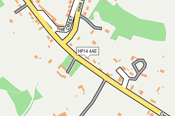 HP14 4AE map - OS OpenMap – Local (Ordnance Survey)