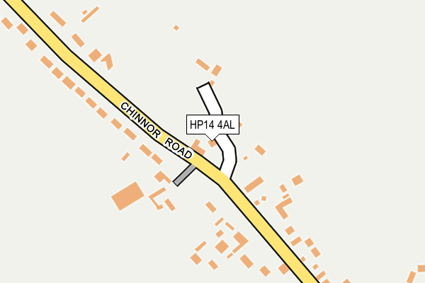 HP14 4AL map - OS OpenMap – Local (Ordnance Survey)
