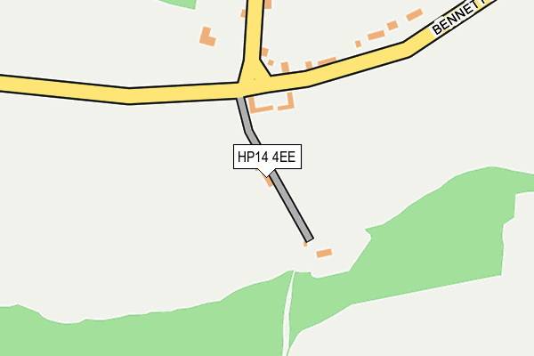 HP14 4EE map - OS OpenMap – Local (Ordnance Survey)
