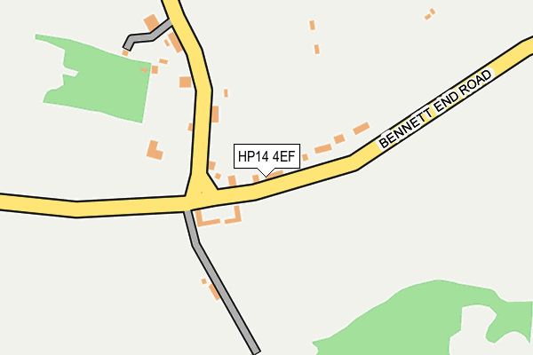 HP14 4EF map - OS OpenMap – Local (Ordnance Survey)