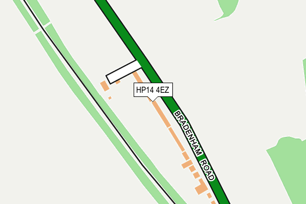 HP14 4EZ map - OS OpenMap – Local (Ordnance Survey)