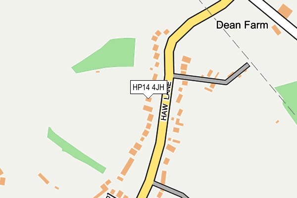 HP14 4JH map - OS OpenMap – Local (Ordnance Survey)