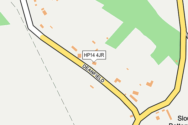 HP14 4JR map - OS OpenMap – Local (Ordnance Survey)