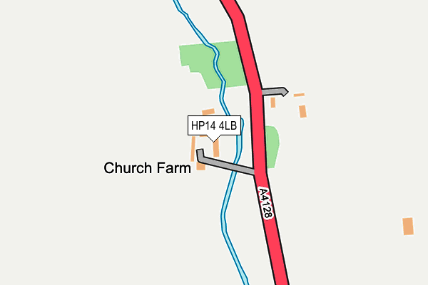 HP14 4LB map - OS OpenMap – Local (Ordnance Survey)