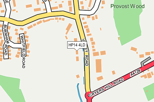 HP14 4LD map - OS OpenMap – Local (Ordnance Survey)
