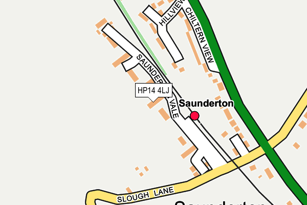Map of SAUNDERTON VALE MANAGEMENT COMPANY LIMITED at local scale