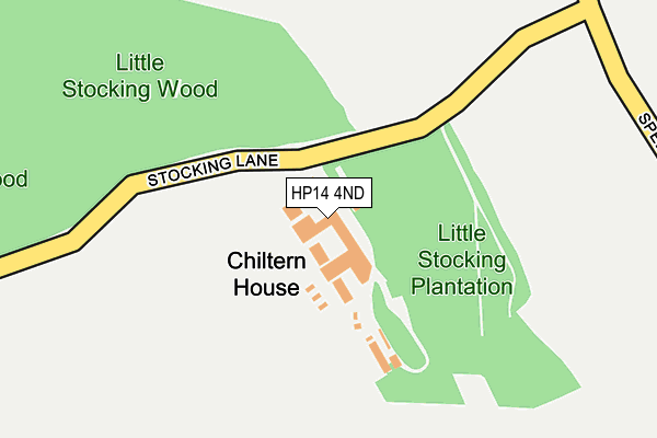 Map of TTL CHILTERN PROPERTY LIMITED at local scale