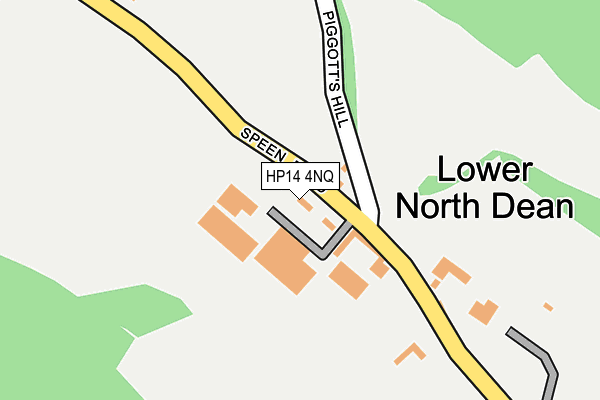 HP14 4NQ map - OS OpenMap – Local (Ordnance Survey)