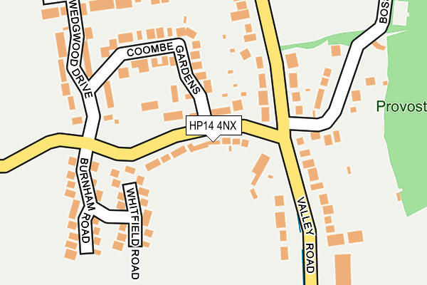 HP14 4NX map - OS OpenMap – Local (Ordnance Survey)