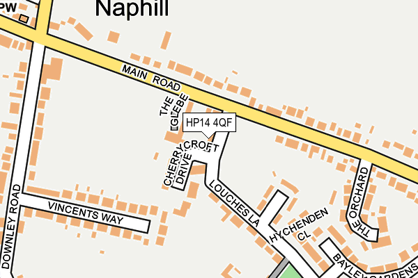 HP14 4QF map - OS OpenMap – Local (Ordnance Survey)