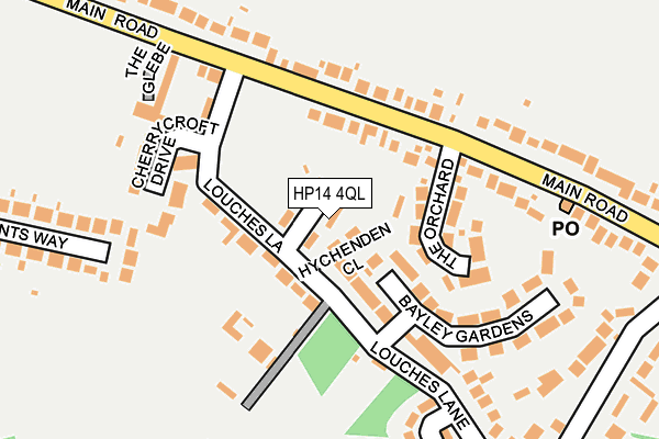 HP14 4QL map - OS OpenMap – Local (Ordnance Survey)