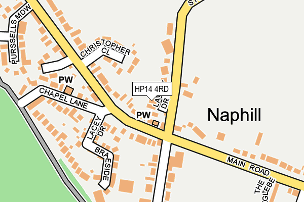 HP14 4RD map - OS OpenMap – Local (Ordnance Survey)