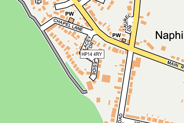 HP14 4RY map - OS OpenMap – Local (Ordnance Survey)