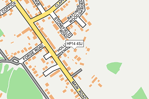 HP14 4SJ map - OS OpenMap – Local (Ordnance Survey)