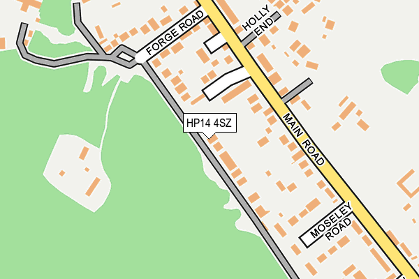 HP14 4SZ map - OS OpenMap – Local (Ordnance Survey)