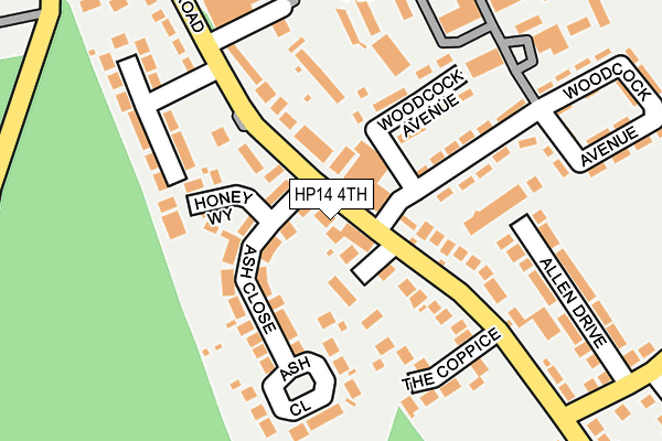 HP14 4TH map - OS OpenMap – Local (Ordnance Survey)