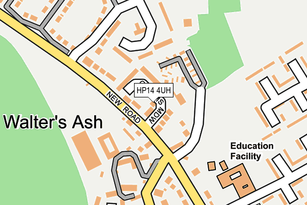 HP14 4UH map - OS OpenMap – Local (Ordnance Survey)