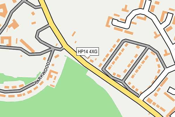 HP14 4XG map - OS OpenMap – Local (Ordnance Survey)