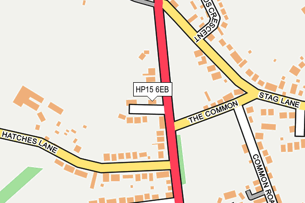 HP15 6EB map - OS OpenMap – Local (Ordnance Survey)