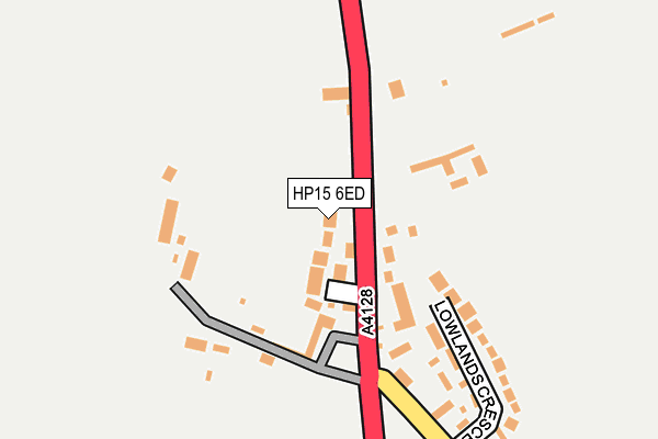 HP15 6ED map - OS OpenMap – Local (Ordnance Survey)