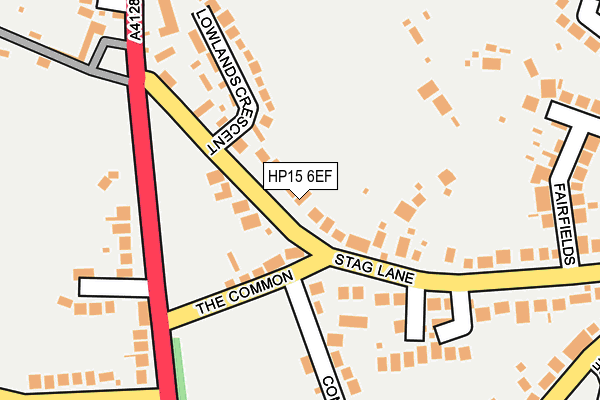 HP15 6EF map - OS OpenMap – Local (Ordnance Survey)