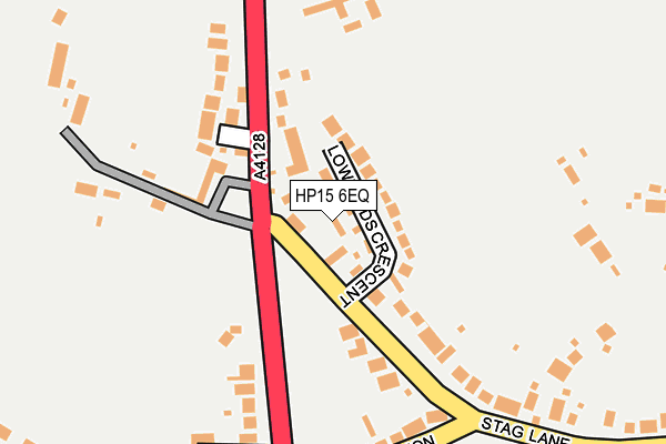 HP15 6EQ map - OS OpenMap – Local (Ordnance Survey)