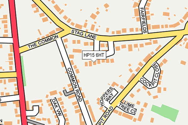 HP15 6HT map - OS OpenMap – Local (Ordnance Survey)