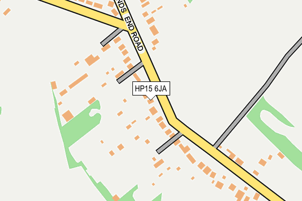 HP15 6JA map - OS OpenMap – Local (Ordnance Survey)