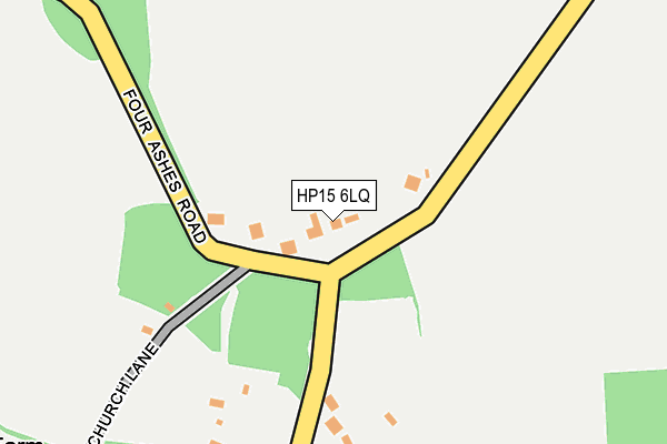 HP15 6LQ map - OS OpenMap – Local (Ordnance Survey)