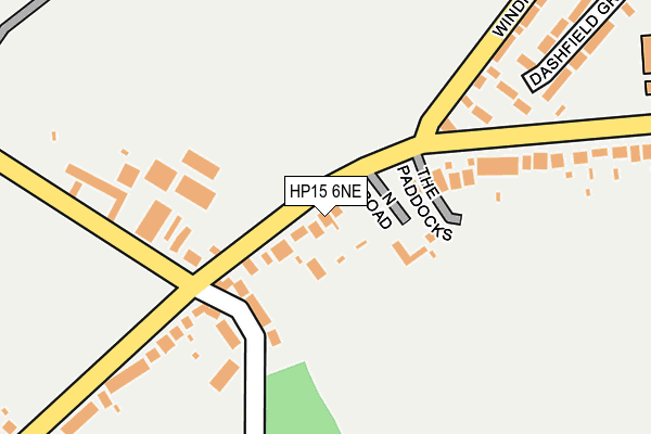 HP15 6NE map - OS OpenMap – Local (Ordnance Survey)