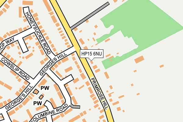HP15 6NU map - OS OpenMap – Local (Ordnance Survey)