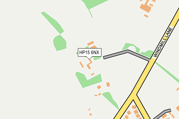 HP15 6NX map - OS OpenMap – Local (Ordnance Survey)