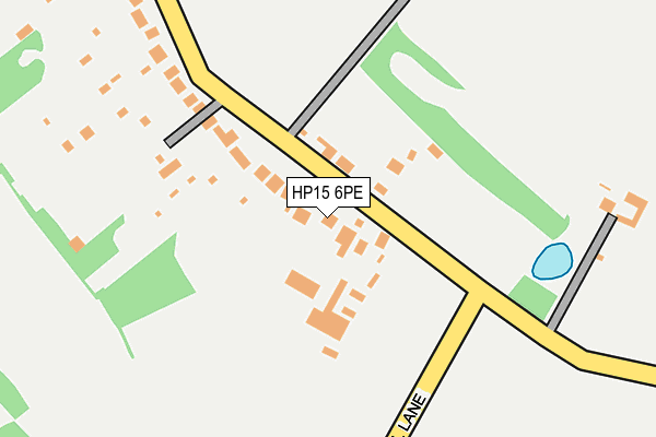 HP15 6PE map - OS OpenMap – Local (Ordnance Survey)