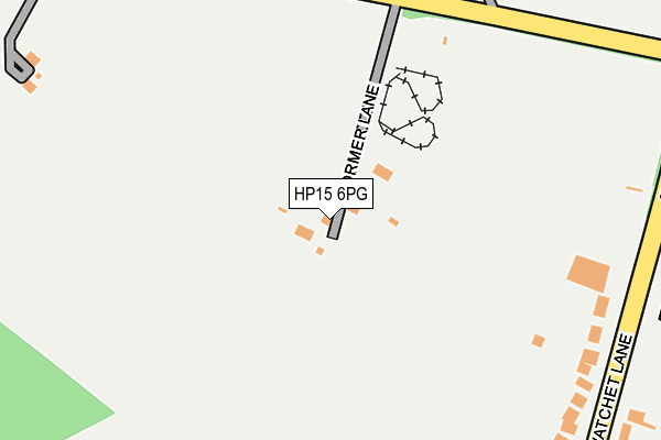 HP15 6PG map - OS OpenMap – Local (Ordnance Survey)