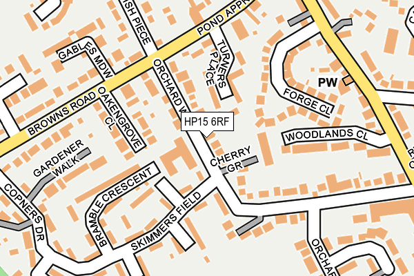 Map of TIGS & MOO LTD at local scale