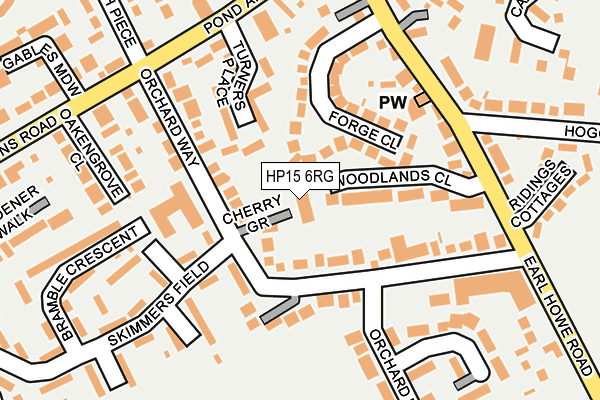 HP15 6RG map - OS OpenMap – Local (Ordnance Survey)