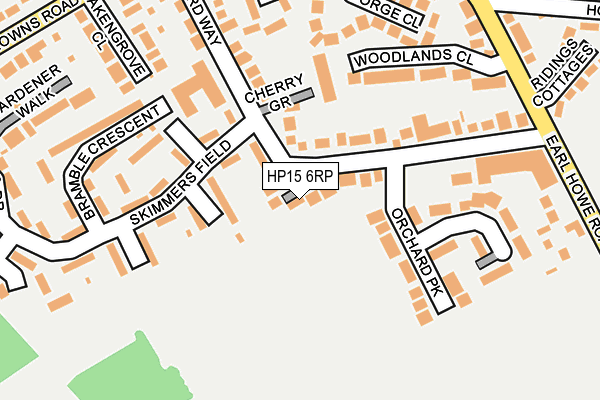 HP15 6RP map - OS OpenMap – Local (Ordnance Survey)