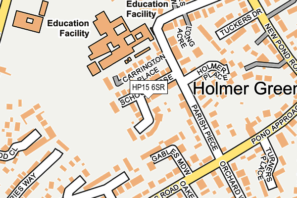 HP15 6SR map - OS OpenMap – Local (Ordnance Survey)