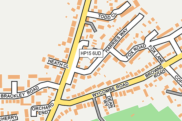 HP15 6UD map - OS OpenMap – Local (Ordnance Survey)