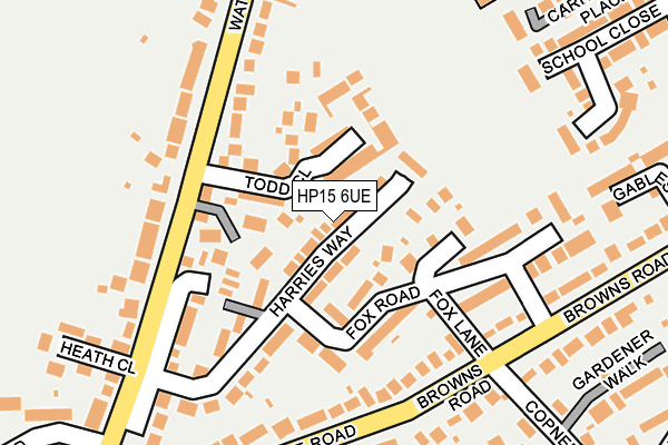 HP15 6UE map - OS OpenMap – Local (Ordnance Survey)