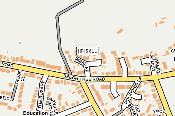 HP15 6UL map - OS OpenMap – Local (Ordnance Survey)